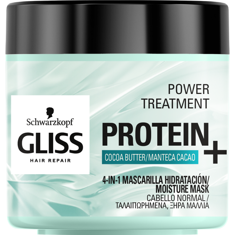 Schwarzkopf Gliss Power Treatment 4 In 1 Cocoa Butter Mask 400ml