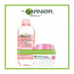 Garnier Σετ Περιποίησης Προσώπου Με Ροδόνερο (Νερό Καθαρισμού Micellaire 400ml + Κρέμα Ημέρας 50ml)