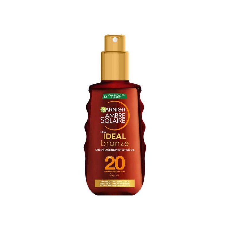 Garnier Ambre Solaire Αντηλιακό Λάδι Μαυρίσματος Με SPF20 150ml