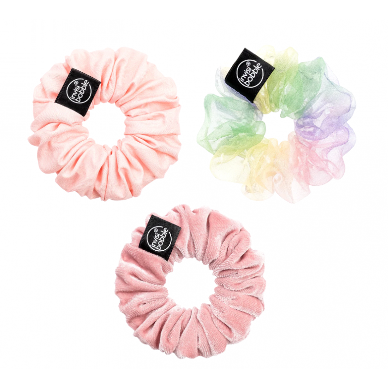 Invisibobble Sprunchie Trio Retro Dreamin Macaron