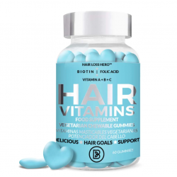 Biovène Hair Loss Hero Hair Vitamins 60 Chewable Gums