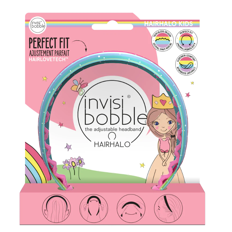 Invisibobble Kids Hairhalo Rainbow Crown