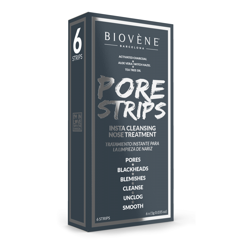 Biovène Charcoal Pore Strips 6x1g