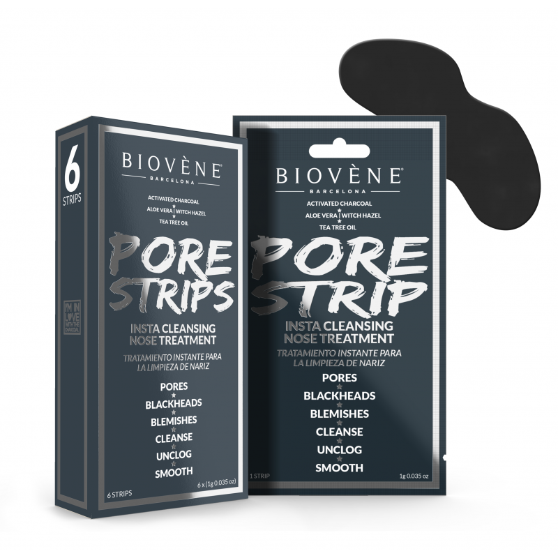 Biovène Charcoal Pore Strips 6x1g