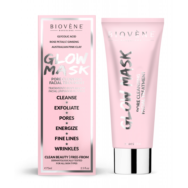 Biovène Glow Pink Clay Mask 75ml