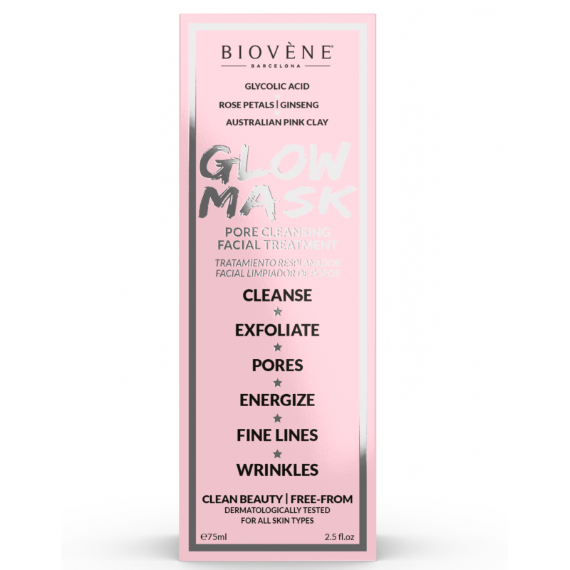 Biovène Glow Pink Clay Mask 75ml