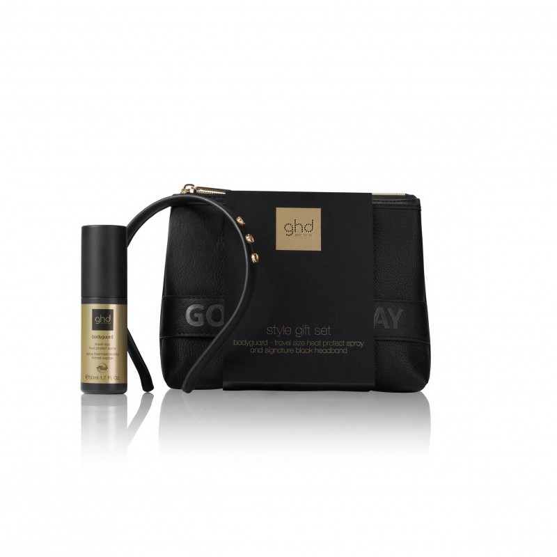 ghd Style Gift Set Limited Edition (Heat Protect Spray 50ml & Black Hairband & Luxury Bag)