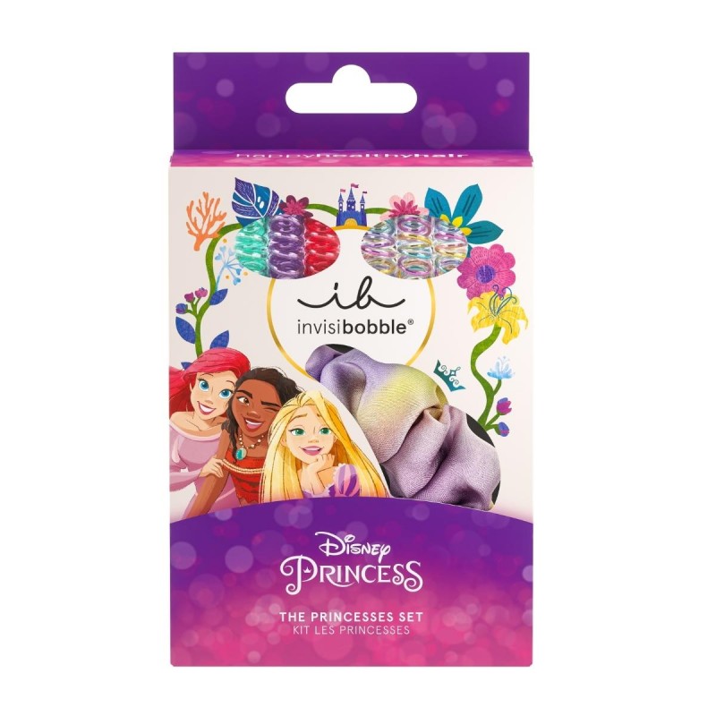 invisibobble Disney Kids Set The Princesses (1 Sprunchie + 6 Original)