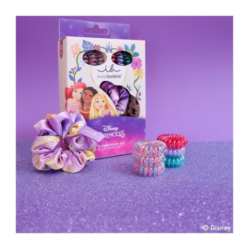 invisibobble Disney Kids Set The Princesses (1 Sprunchie + 6 Original)