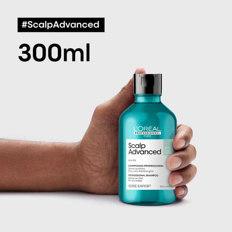 L'Oréal Professionnel Scalp Advanced A-Oiliness Shampoo 300ml