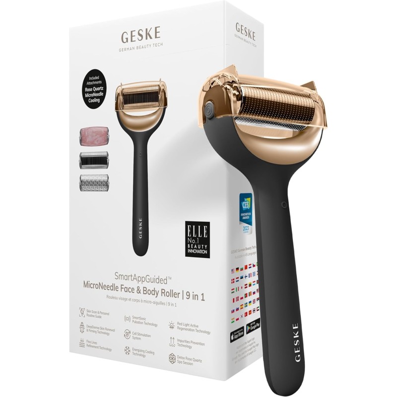 Geske MicroNeedle Face & Body Roller 9 in 1