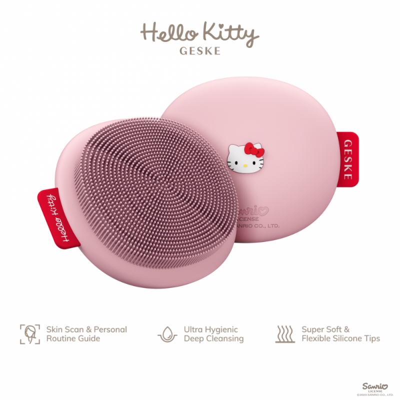 Geske Hello Kitty Facial Brush 3 in 1