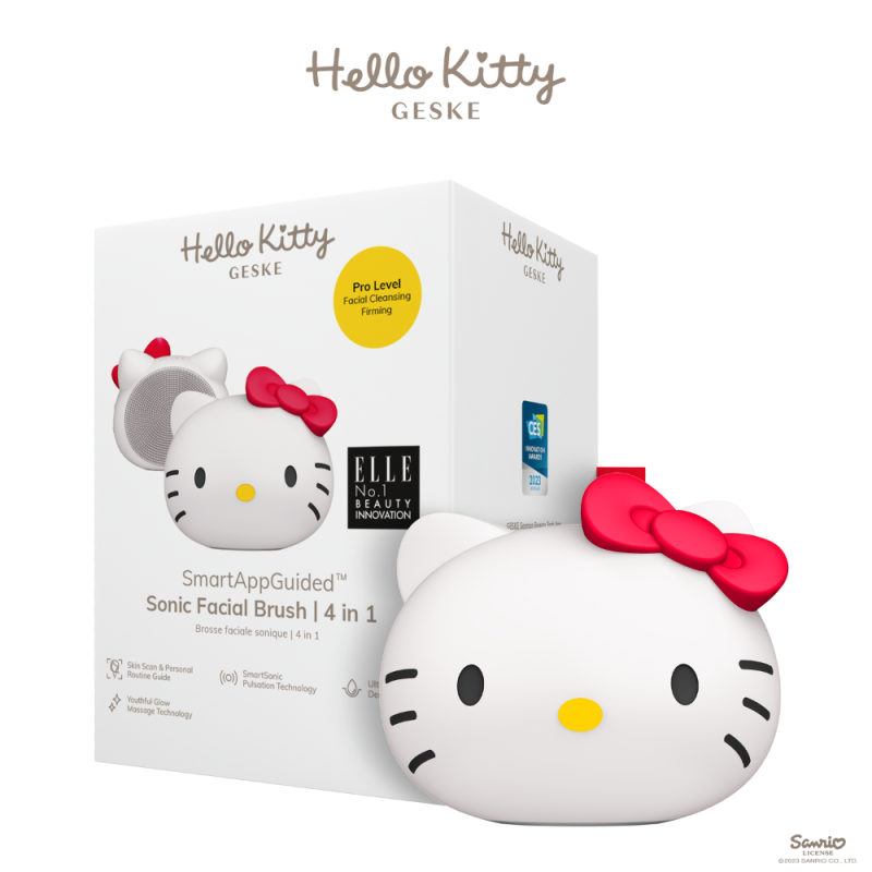 Geske Hello Kitty Sonic Facial Brush 4 in 1