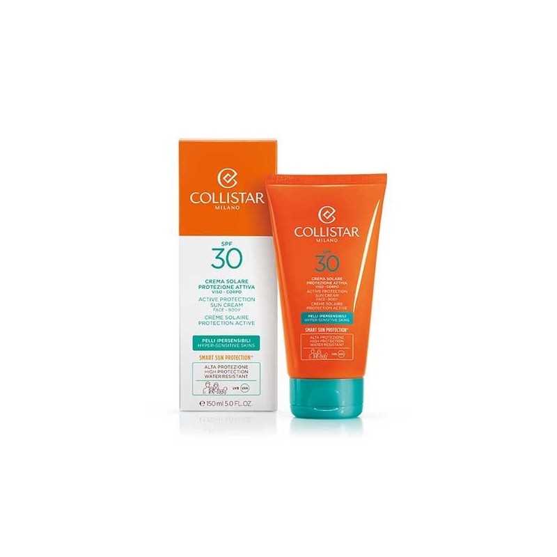 Collistar Active Protection Sun Cream Hyper-Sensitive Skins SPF30 150m