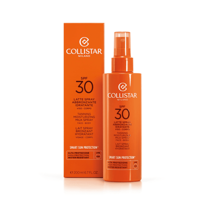 Collistar Tanning Moisturizing Milk Spray Face-Body SPF30 200ml