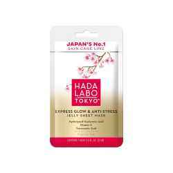 Hada Labo Tokyo Express Glow & Anti stress Jelly Sheet Mask 23ml