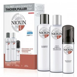 Nioxin Trial Kit System 4 (Shampoo 150ml + Conditioner 150ml + Treatment 40ml)