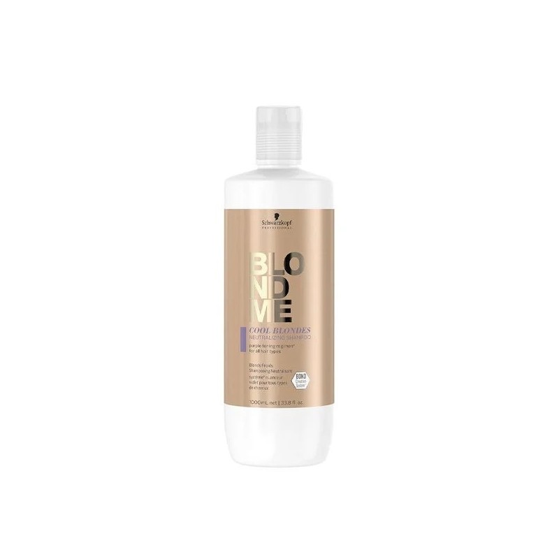 Schwarzkopf Professional BlondME Cool Blondes Shampoo 1000ml